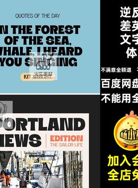 复古趣味酸性逆反差psai英文字体Regarn字体包素材下载cdr字体库