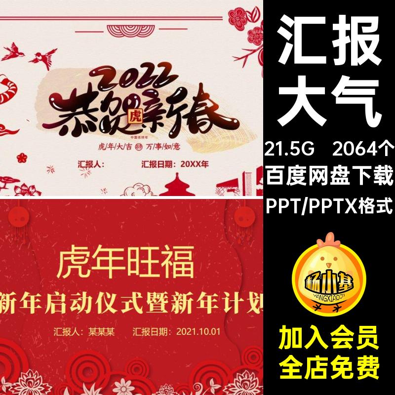 2064个简约计划汇报商务PPT模板大气word素材计划办公工作总结