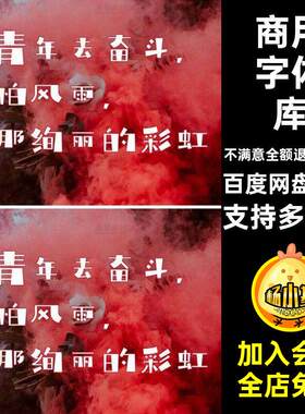 商用字体库黑体700 商业无可华康包PS版权winma下载纠