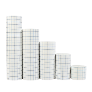 医用无纺布胶布块透气网格高粘度胶带敷贴自裁敷药贴布包扎胶带