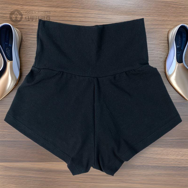 高腰舞蹈短裤女三分裤练功裤A字裤黑色芭蕾舞打底裤一分裤舞蹈裤
