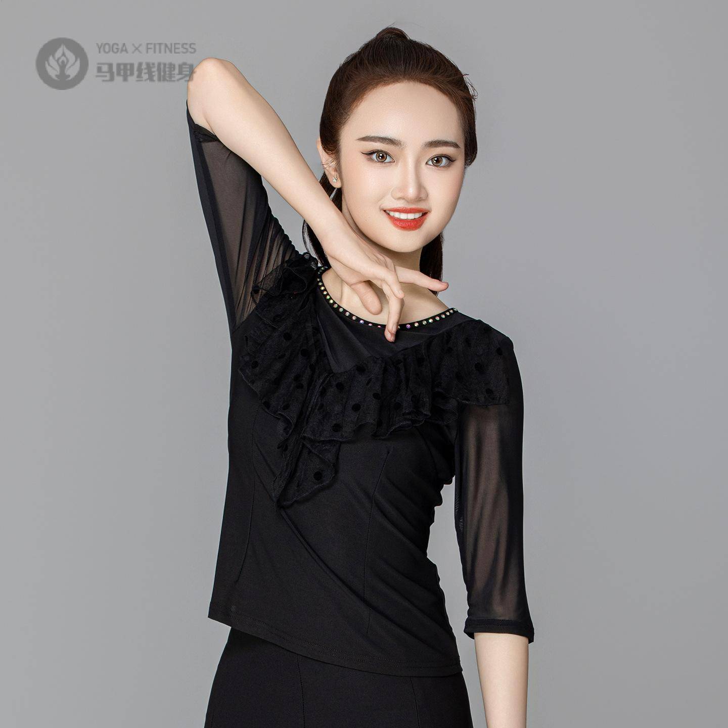 交谊舞女士夏季新款探戈摩登舞服