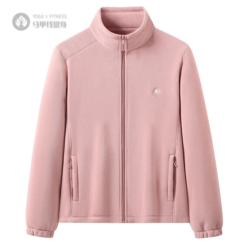 女款超厚奥粒绒抓绒衣秋冬季保暖