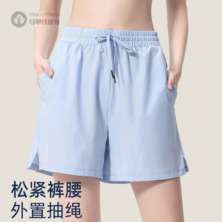 夏季运动速干高腰女短裤五分瑜伽