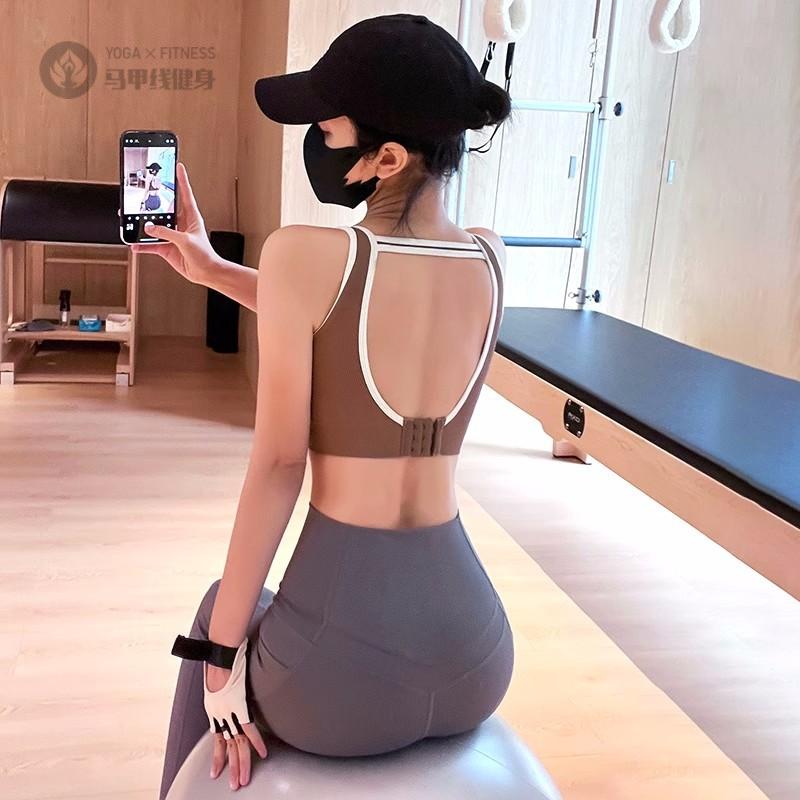 高强度防震聚拢运动内衣女跑步