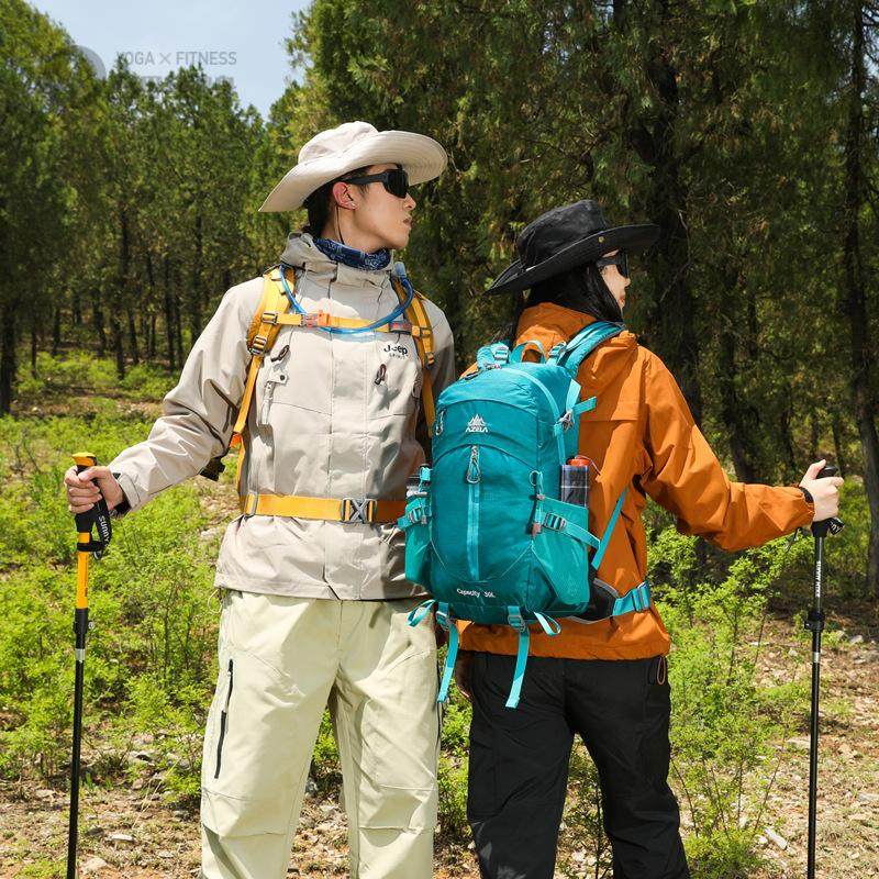 双肩包登山户外运动背包防泼水30L升轻便大容量双肩包