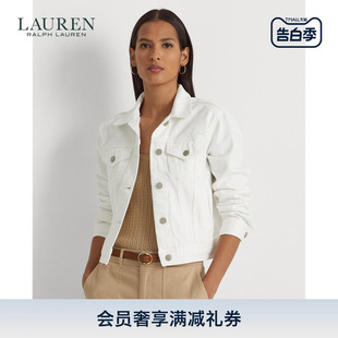 款 Lauren 经典 牛仔布卡车司机夹克RL61376 拉夫劳伦女装 宽松版