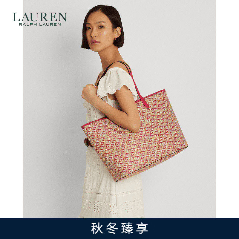 Lauren/ Ralph Lauren 22 Early Autumn Collins coating canvas medium , please Totes RL70215in the Leather/Lady bags/Men's bag, 痛包 category - from Buy2taobao.com to provide professional Taobao agent buy service