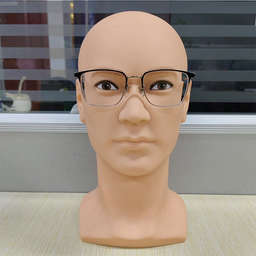 男士假人头光头头模模特头