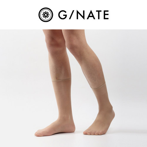 及图GNATE 肤色0D超薄丝袜男薄款脚尖全透明隐形无痕性感商务丝袜