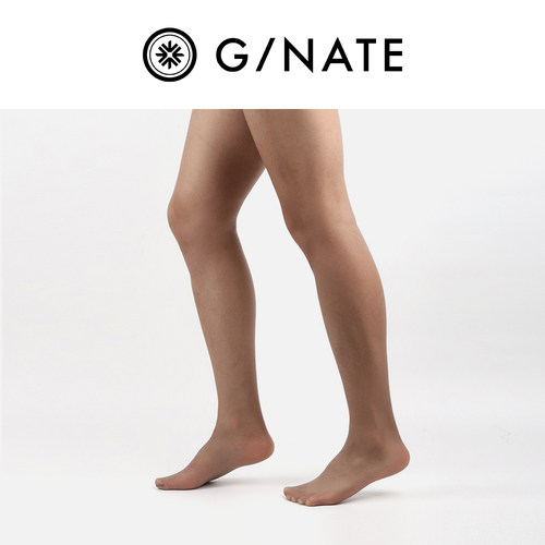 及图GNATE 纯色男士商务正装灰色无缝连裤丝袜夏季薄款超薄袜男