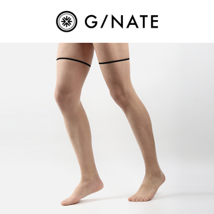 春秋丝袜性感高筒袜肤色0d纯欲 薄款 及图GNATE 丝滑透气长筒袜男士