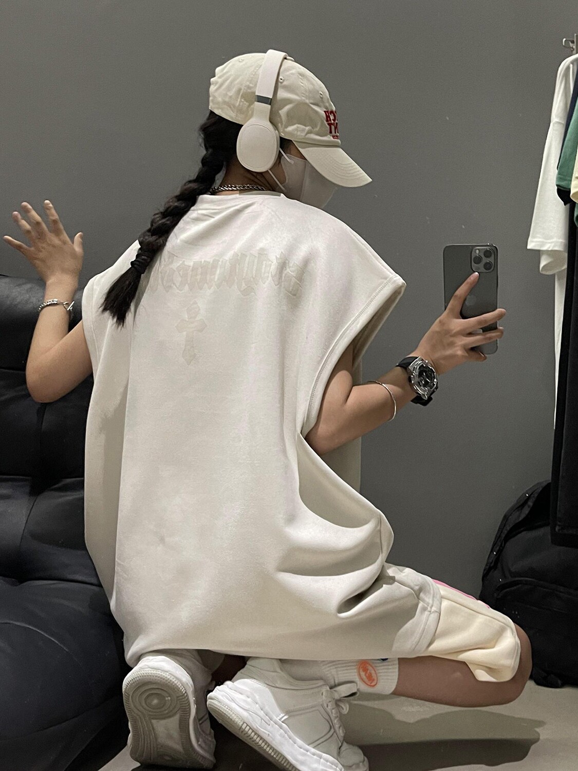 군사 녹색 조끼 남자 여름 미국 복고풍 유행 브랜드 잘 생긴 무거운 스웨이드 민소매 티셔츠 스포츠 양복 조끼