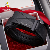 稻草人皮带男士 2025新款 真皮自动扣腰带潮流送男朋友老公生日礼物