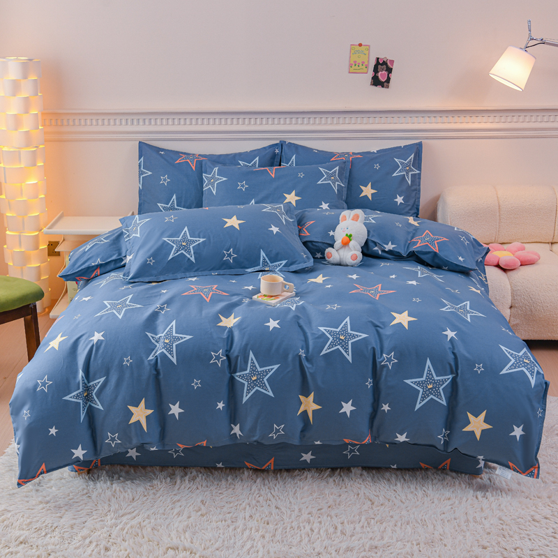 简约现代棉斜纹100%纯棉被罩