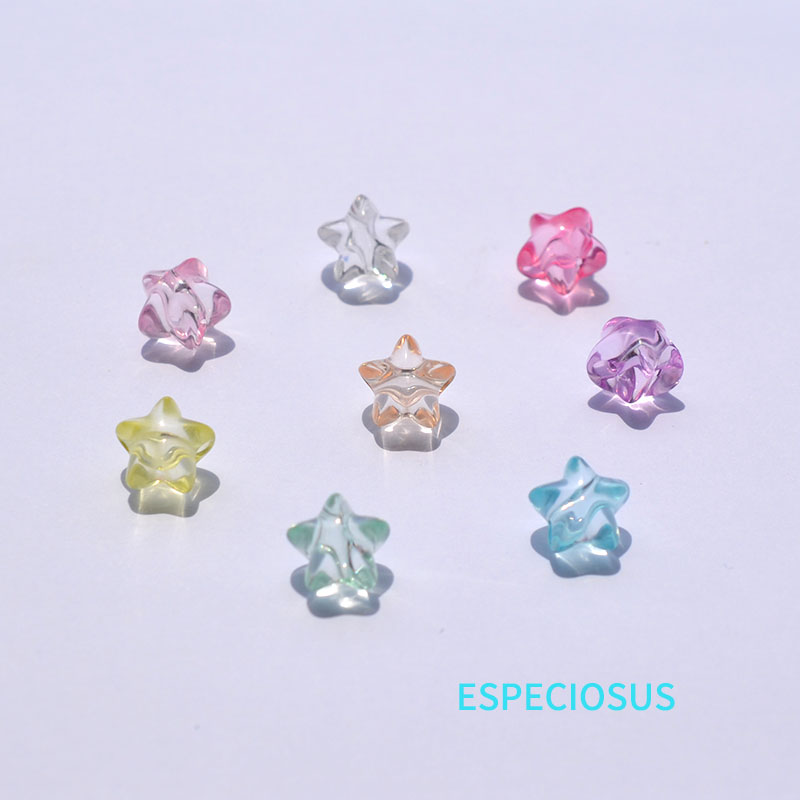 ESPECIOSUS亚克力五角星透明彩色