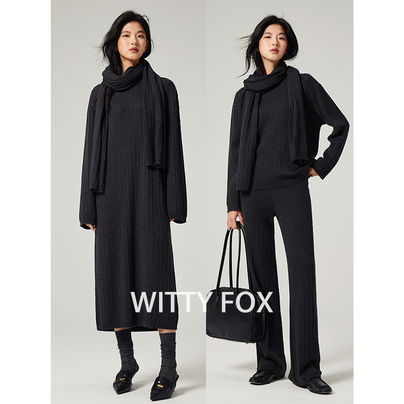 WITTYFOX羊毛套头针织裙