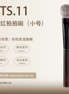 Fix菲丝加芬刷子化妆刷sts11腮红刷小号点彩刷一支装坡面fixsts11