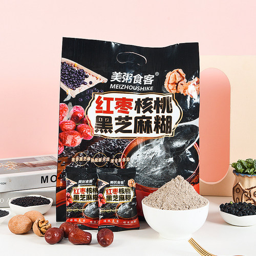 黑芝麻糊袋装小包装营养早餐速食