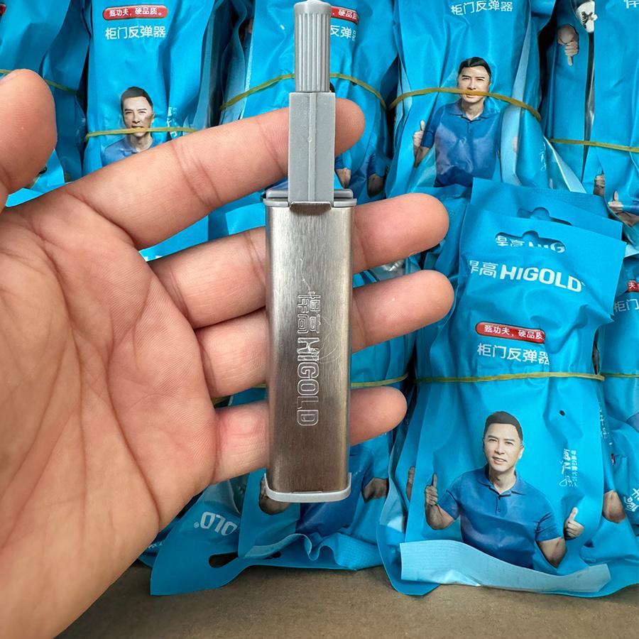 悍高不锈钢反弹器明装磁吸头按压式免拉手衣橱柜门按弹器双向弹力