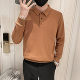 POLO衫男卫衣男士潮牌宽松美式长袖秋冬加绒加厚K5069-P55加绒65，男装卫衣，星座615（原A358-1）