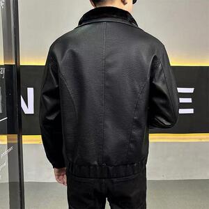 皮衣外套男2025秋冬季新款痞帅机车皮夹克男款8859 P135图片