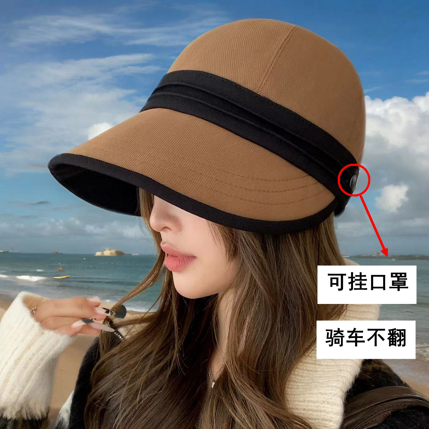 秋冬大檐渔夫帽韩版时尚百搭