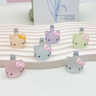 DIYdiy夜光仿真KT香水瓶奶油胶装饰材料创意饰品摆件树脂配件
