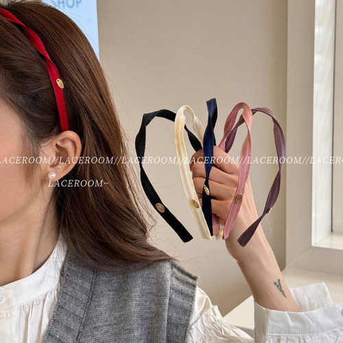 复古螺旋发箍女2025年春夏新款小众设计感压发洗脸头箍高级感发饰