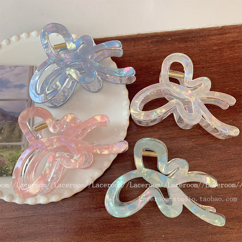 镂空大号盘发精灵后脑勺头饰超仙