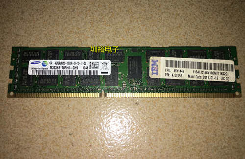 M393B5170FH0-CH9 三星 4GB 2RX4 PC3-10600R-09-10 服务器内存条