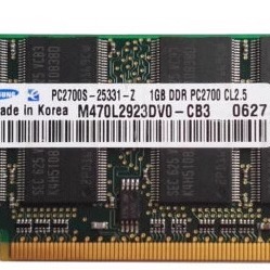 M470L2923DVO-CB3 三星 DDR 1GB PC2700S-25331 笔计本接口