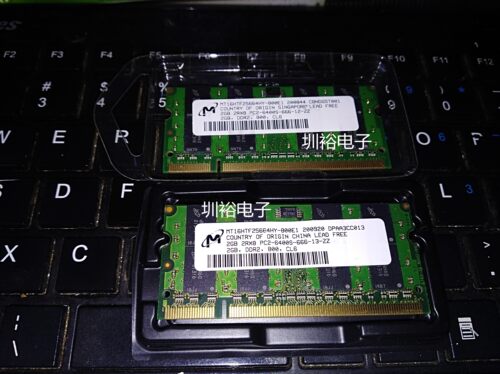 镁光 MT16HTF25664HY-800E1 2GB 2RX8 PC2-6400S-666 DDR2 内存条