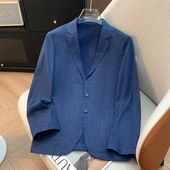 休闲单西春夏薄款 H标 商务时尚 少量现货 弹力防晒西服男 余单