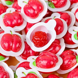3D造型立体樱桃味李果休闲零食网红酸甜梅子零食宿舍耐吃小包装