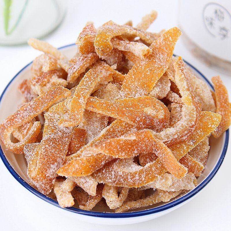 盐津酸甜陈皮 九制陈皮干丝5斤大包装橙皮包邮 桔子皮陈皮 休闲零