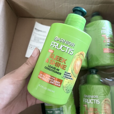 海淘现货 新包装Garnier卡尼尔精华免洗护发素conditioning cream