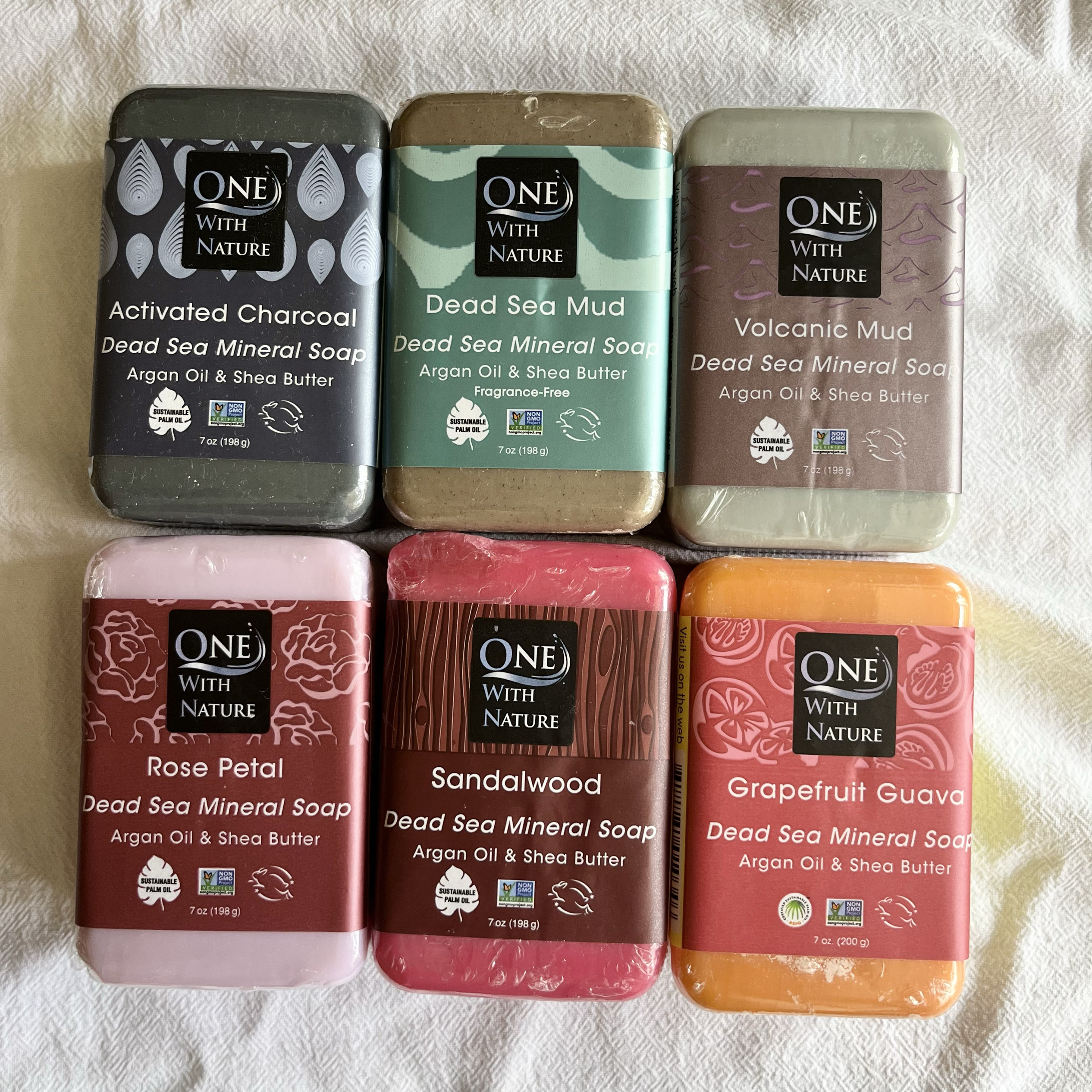现货 美国One with Nature香皂 死海泥/活性炭/死海盐/火山泥等
