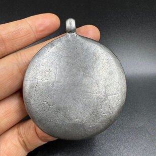 藏式天铁九宫牌十二生肖九宫八卦牌项链吊坠投甲大鹏鸟挂件铁牌