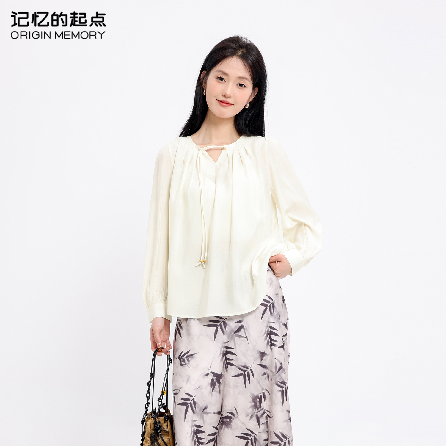 记忆的起点简约宽松衬衫