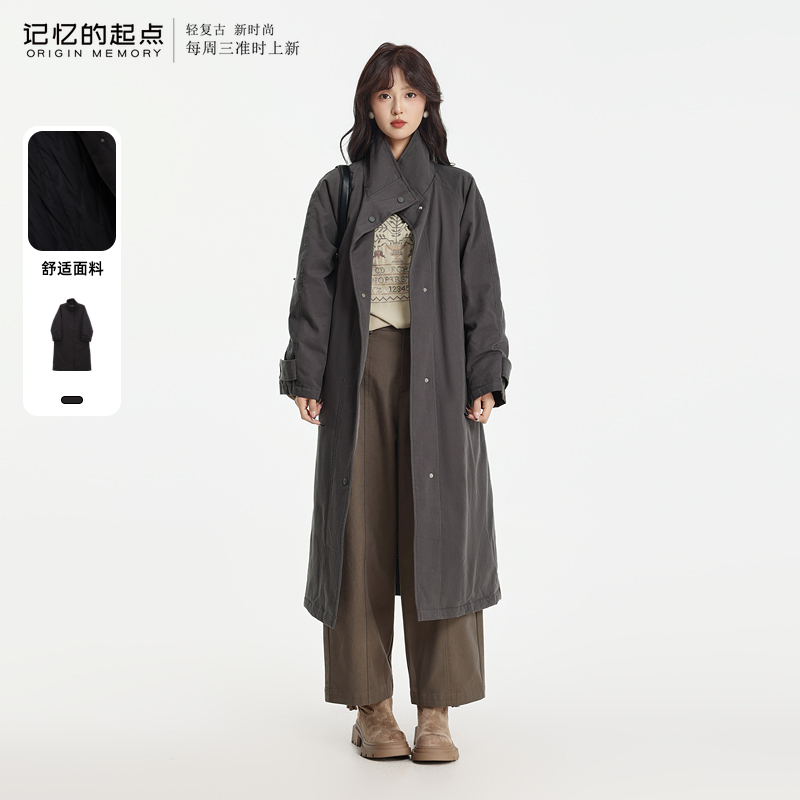 记忆的起点轻薄长款鹅绒服