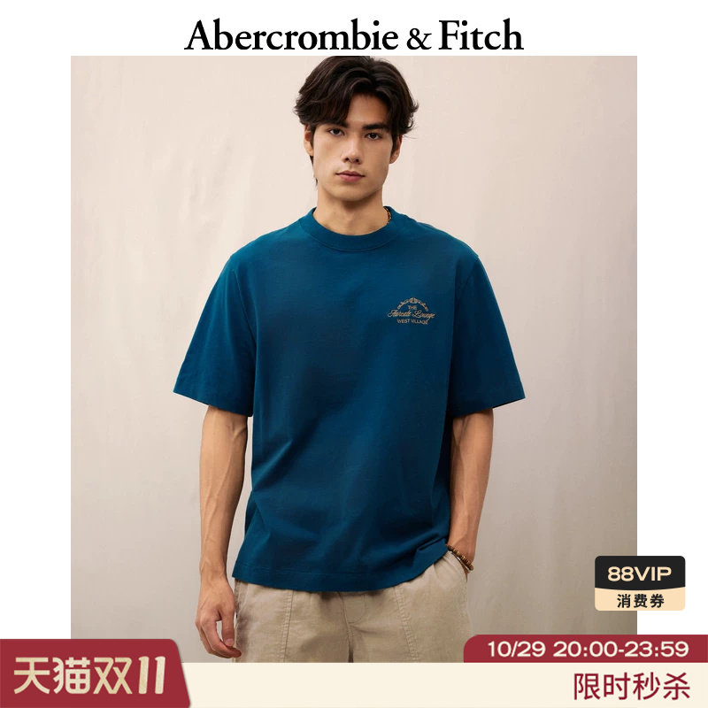 AF美式复古潮流时尚棉质重磅短袖T恤上衣26年人气男装123-6253