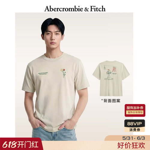 AF美式复古棉质短袖T恤上衣