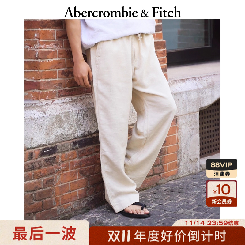 AF男装25春夏美式baggy风宽松抽绳松紧腰休闲裤长裤130-5073