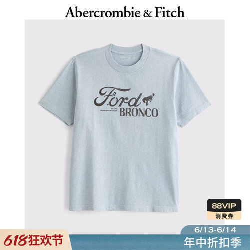 AF福特赛车图案短袖T恤