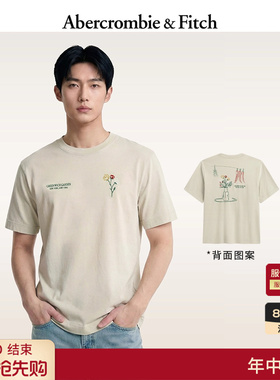 AF美式复古潮流情侣百搭重磅棉质短袖T恤上衣26夏男装123-6097