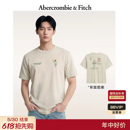 AF美式复古棉质短袖T恤上衣