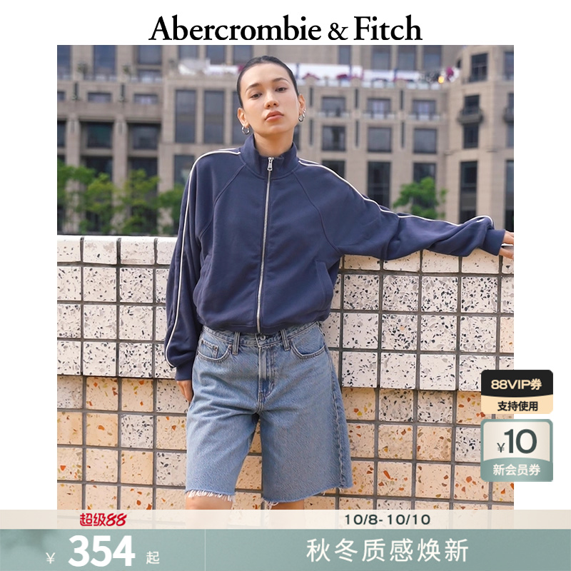 【毛圈布卫衣】AF小麋鹿图案女装25秋冬新款美式复古外套152-5243