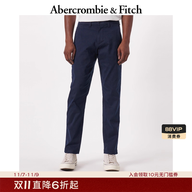 AF男装90年代风经典直筒卡其裤