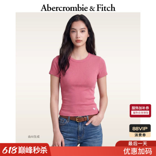 AF经典小麋鹿图案短袖T恤